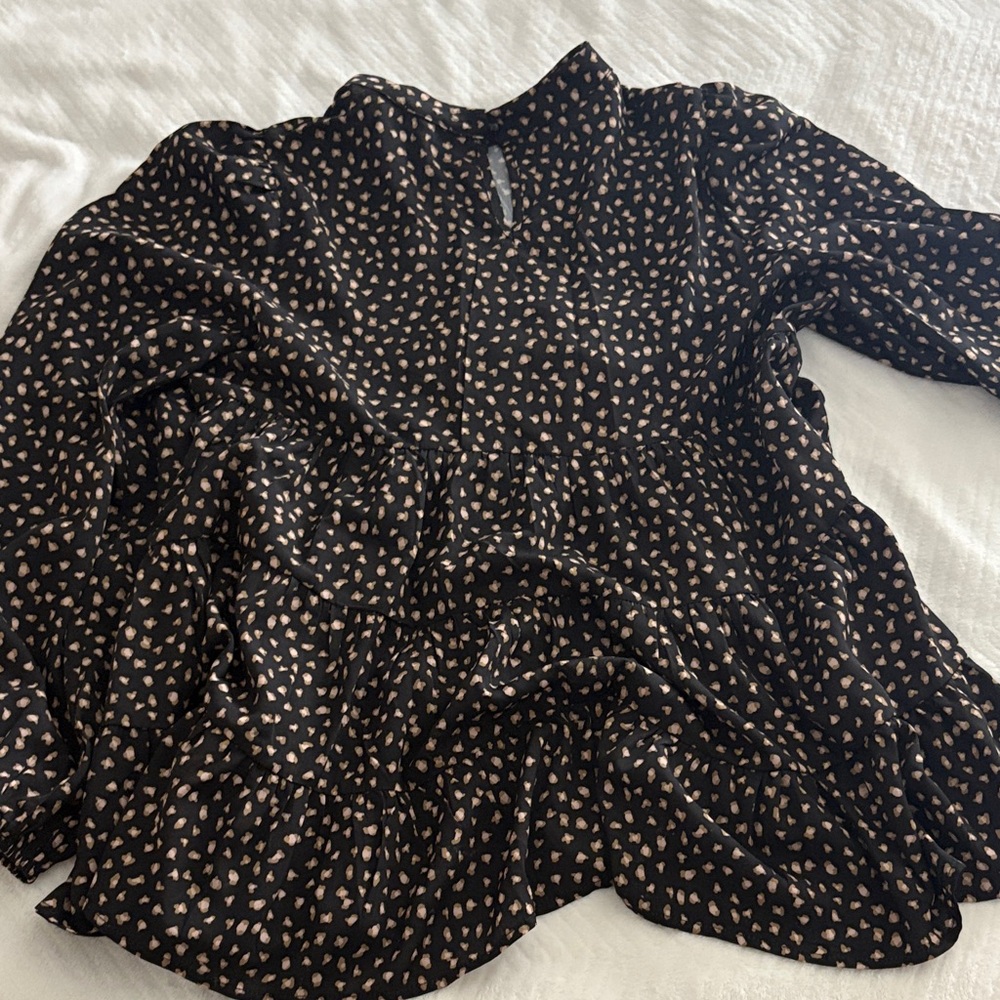 Elegant Black and Pink Women's Blouse